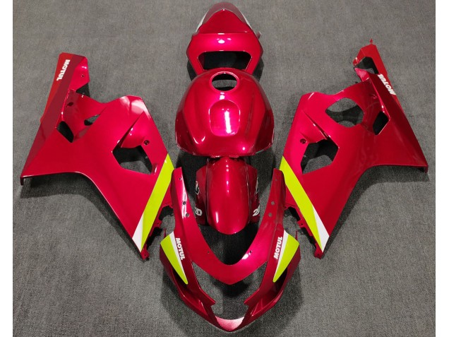 2004-2005 Rojo Brillante GSXR 600-750 Carenado