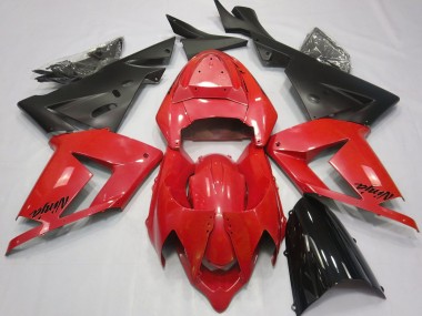 2004-2005 Rojo Perla & Negro ZX10R Carenado