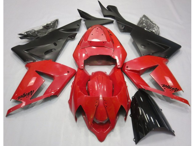 2004-2005 Rojo Perla & Negro ZX10R Carenado