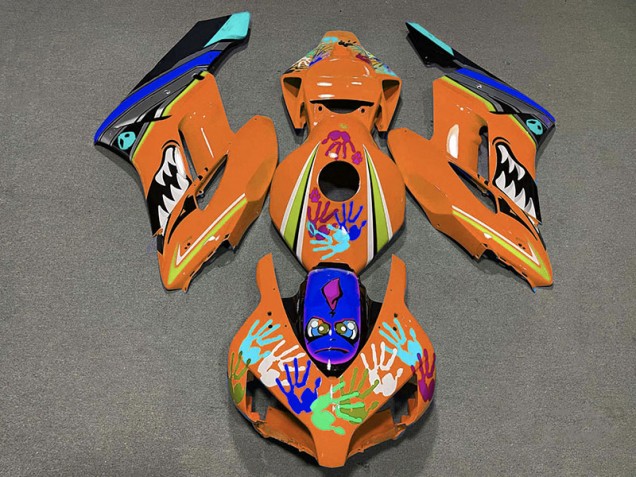 2004-2005 Tiburón Naranja CBR1000RR Carenado
