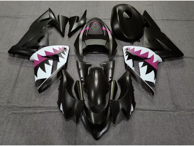 2004-2005 Tiburón Negro Mate & Rosa ZX10R Carenado