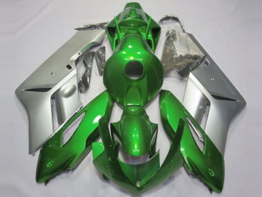 2004-2005 Verde Brillante & Plata CBR1000RR Carenado