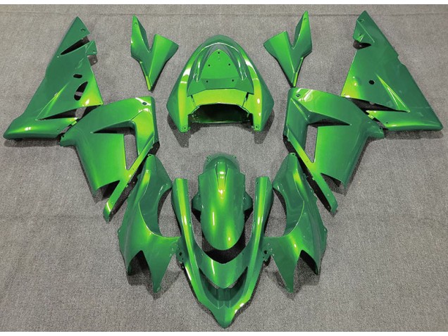 2004-2005 Verde Brillante ZX10R Carenado