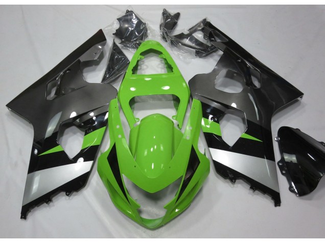2004-2005 Verde & Plata GSXR 600-750 Carenado