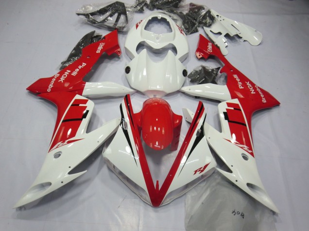 2004-2006 Diseño Blanco & Rojo R1 Carenado