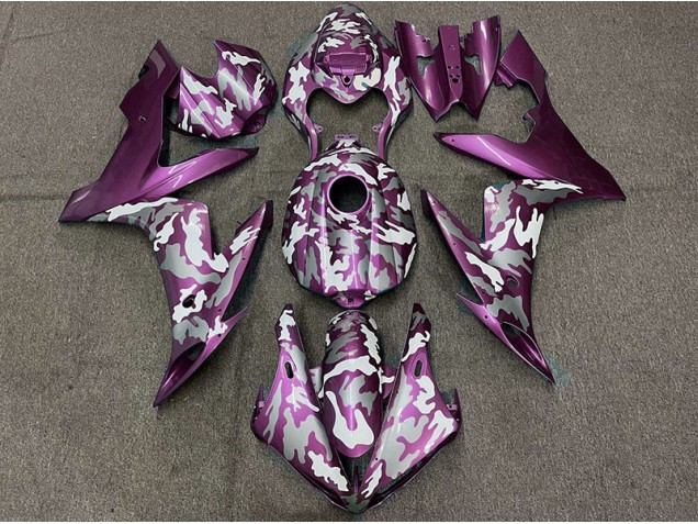 2004-2006 Magenta Oscuro Camuflaje R1 Carenado