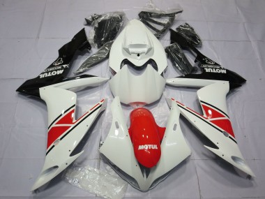 2004-2006 OEM Estilo Rojo & Blanco R1 Carenado