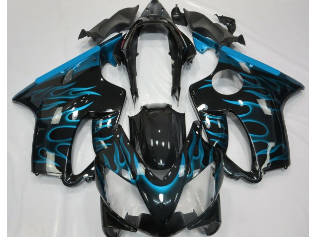 2004-2007 Azul Claro Llama CBR600 F4i Carenado