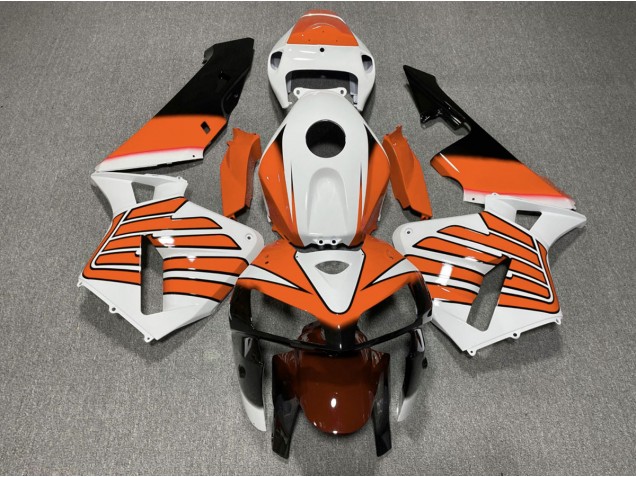 2005-2006 Alas Naranjas & Blancas CBR600RR Carenado
