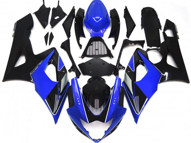 2005-2006 Azul Brillante & Negro GSXR 1000 Carenado