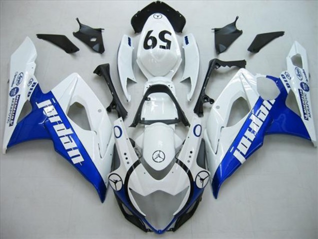 2005-2006 Azul Jordan GSXR 1000 Carenado