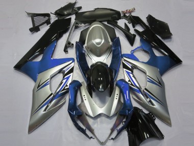2005-2006 Azul Plata & Negro GSXR 1000 Carenado