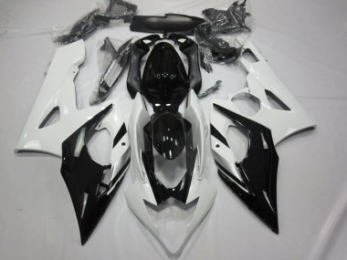 2005-2006 Blanco Negro & Plata GSXR 1000 Carenado