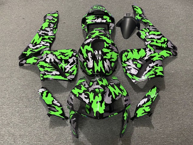 2005-2006 Camuflaje & Verde CBR600RR Carenado