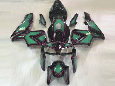 2005-2006 Contorno Verde Esmeralda & Rosa CBR600RR Carenado