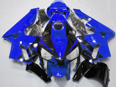 2005-2006 Diseño Azul Brillante & Negro CBR600RR Carenado