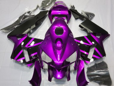 2005-2006 Diseño Morado & Negro Brillante CBR600RR Carenado