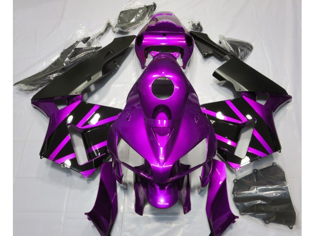 2005-2006 Diseño Morado & Negro Brillante CBR600RR Carenado