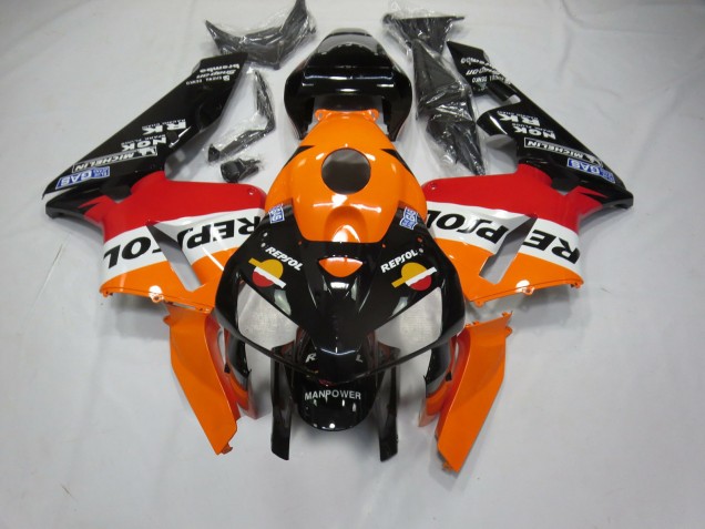 2005-2006 Fondo Negro Repsol CBR600RR Carenado