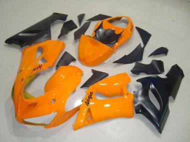 2005-2006 Naranja Negro ZX6R Carenado