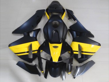 2005-2006 Negro Mate & Amarillo Brillante CBR600RR Carenado
