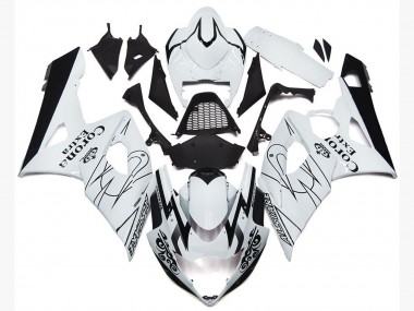 2005-2006 OEM Estilo Blanco Corona GSXR 1000 Carenado