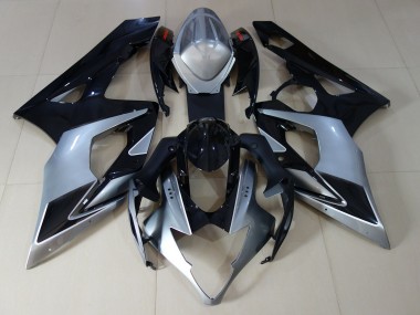 2005-2006 Plata Brillante & Negro GSXR 1000 Carenado