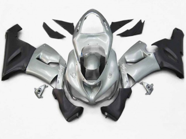 2005-2006 Plata Rojo Llama ZX6R Carenado