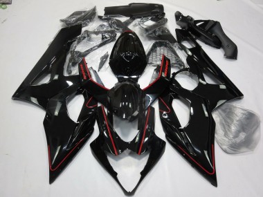 2005-2006 Rojo Brillante & Negro GSXR 1000 Carenado