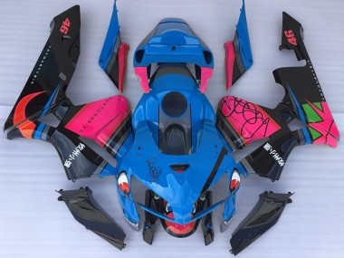 2005-2006 Tiburón Azul & Rosa CBR600RR Carenado