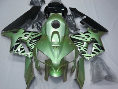 2005-2006 Verde Claro Llama CBR600RR Carenado