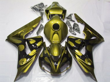 2006-2007 Amarillo Brillante & Negro CBR1000RR Carenado