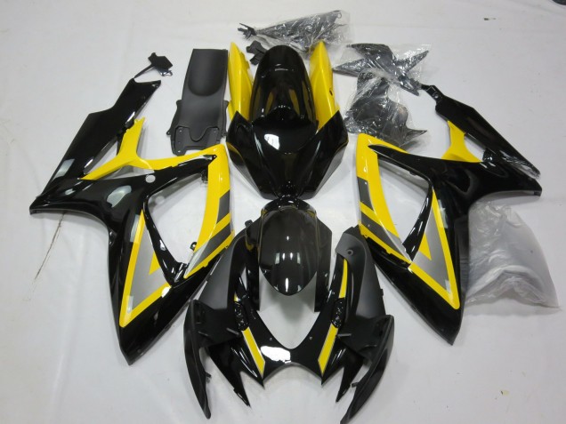 2006-2007 Amarillo Plata & Negro GSXR 600-750 Carenado