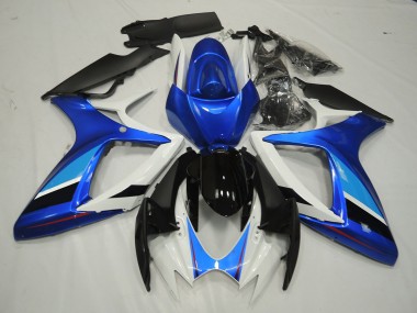 2006-2007 Azul & Blanco GSXR 600-750 Carenado