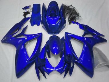 2006-2007 Azul Brillante Liso GSXR 600-750 Carenado