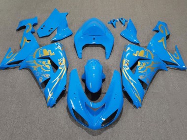 2006-2007 Azul Claro & Dorado ZX10R Carenado