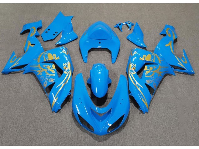2006-2007 Azul Claro & Dorado ZX10R Carenado
