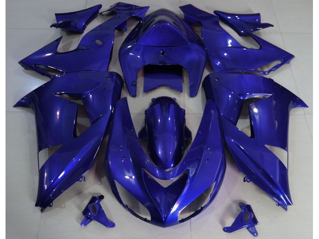 2006-2007 Azul Profundo Liso ZX10R Carenado