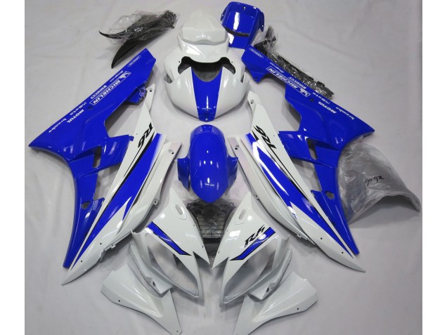 2006-2007 Blanco Brillante & Azul R6 Carenado