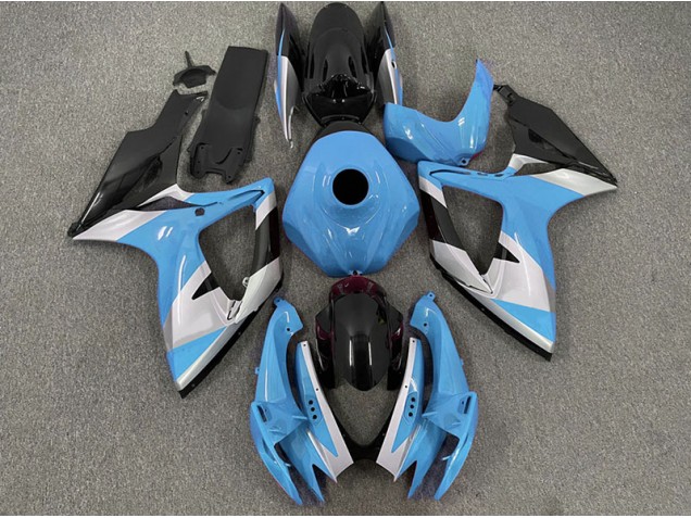 2006-2007 Diseño Azul Claro GSXR 600-750 Carenado