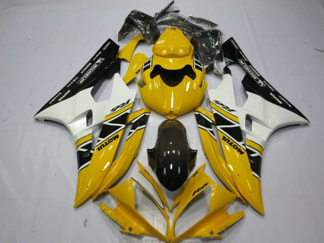 2006-2007 Estilo Amarillo Motul OEM R6 Carenado