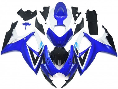 2006-2007 Estilo Azul Intenso & Azul Claro OEM GSXR 600-750 Carenado