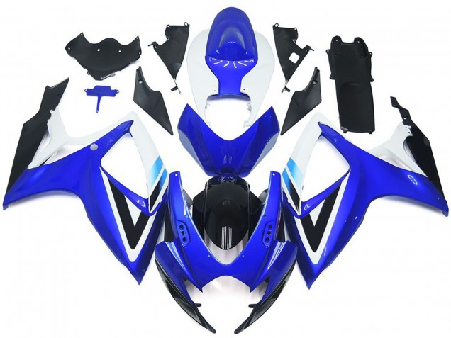 2006-2007 Estilo Azul Intenso & Azul Claro OEM GSXR 600-750 Carenado