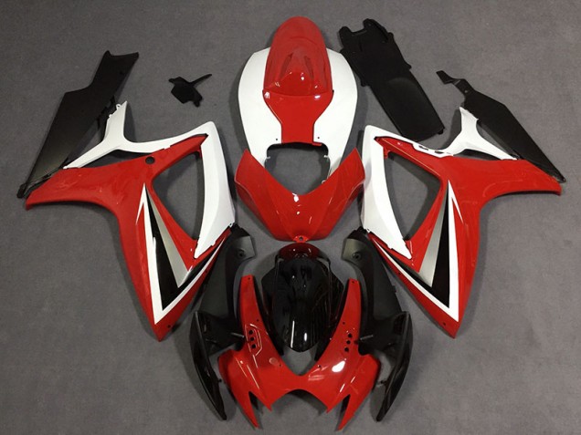 2006-2007 Estilo Rojo GSXR 600-750 Carenado