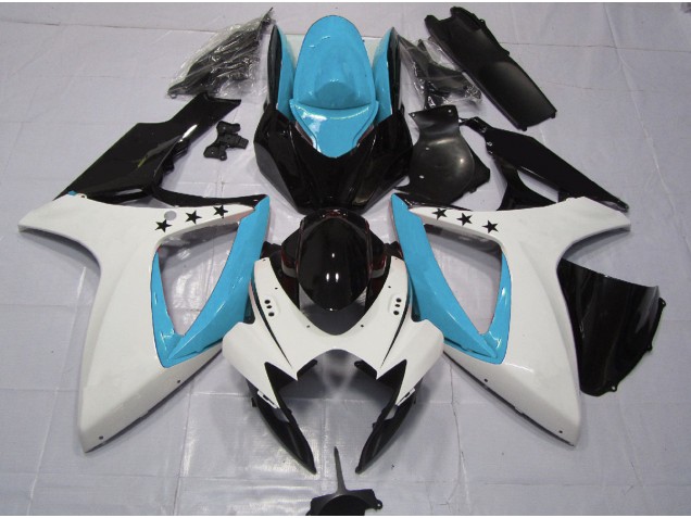2006-2007 Estrella Azul Claro GSXR 600-750 Carenado