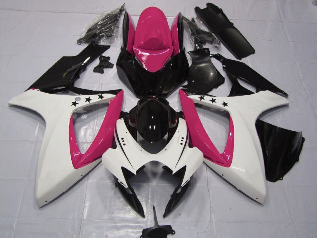 2006-2007 Estrella Rosa GSXR 600-750 Carenado