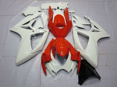 2006-2007 Naranja & Blanco GSXR 600-750 Carenado