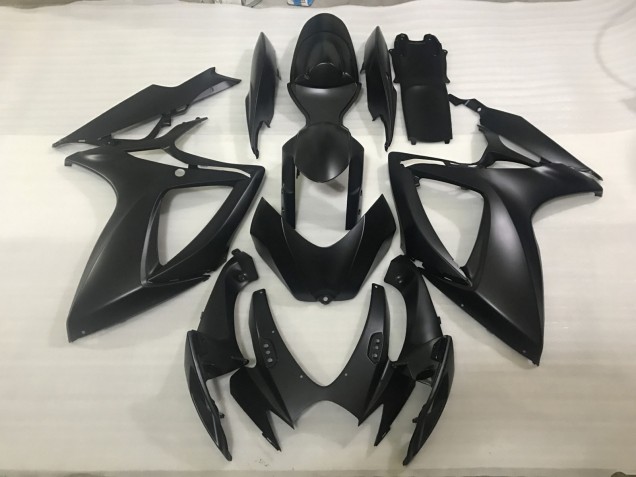 2006-2007 Negro Mate GSXR 600-750 Carenado
