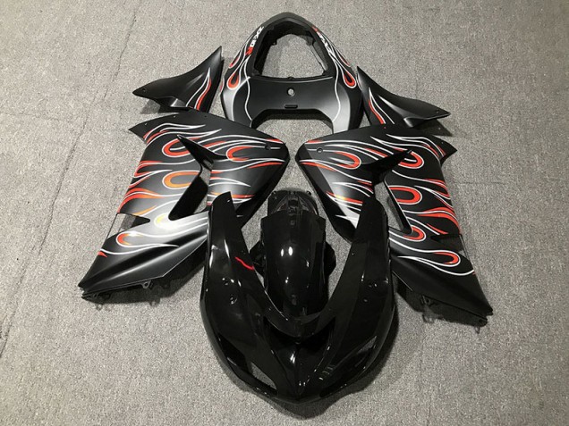 2006-2007 Negro Mate & Llama ZX10R Carenado