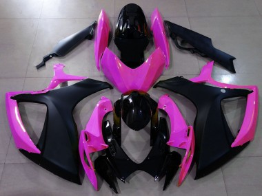 2006-2007 Negro Mate & Rosa GSXR 600-750 Carenado